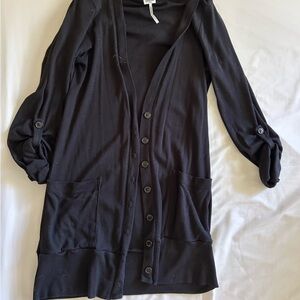 Splendid Black Cardigan Sweater